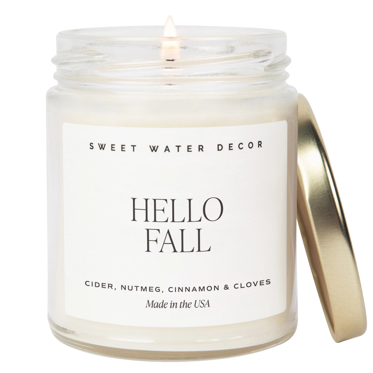 Hello Fall Candle