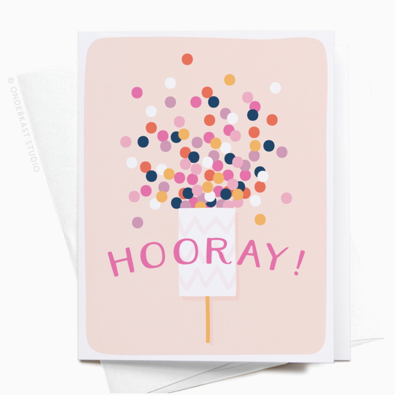 Hooray! Confetti Popper Greeting Card