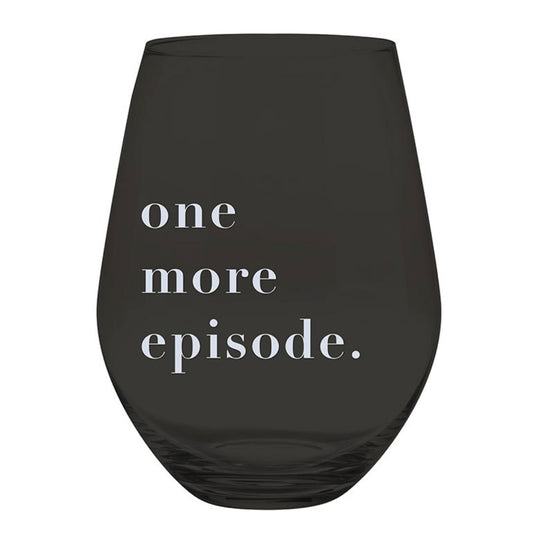 Jumbo Wine Glass- One More Episode
