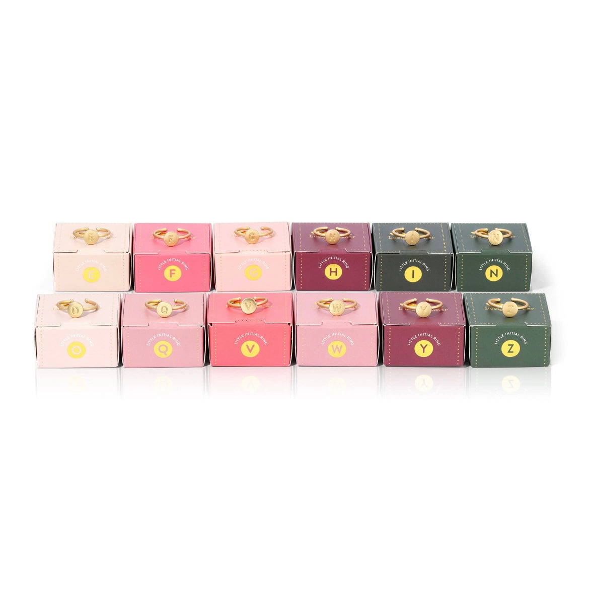 Gold Initial Rings
