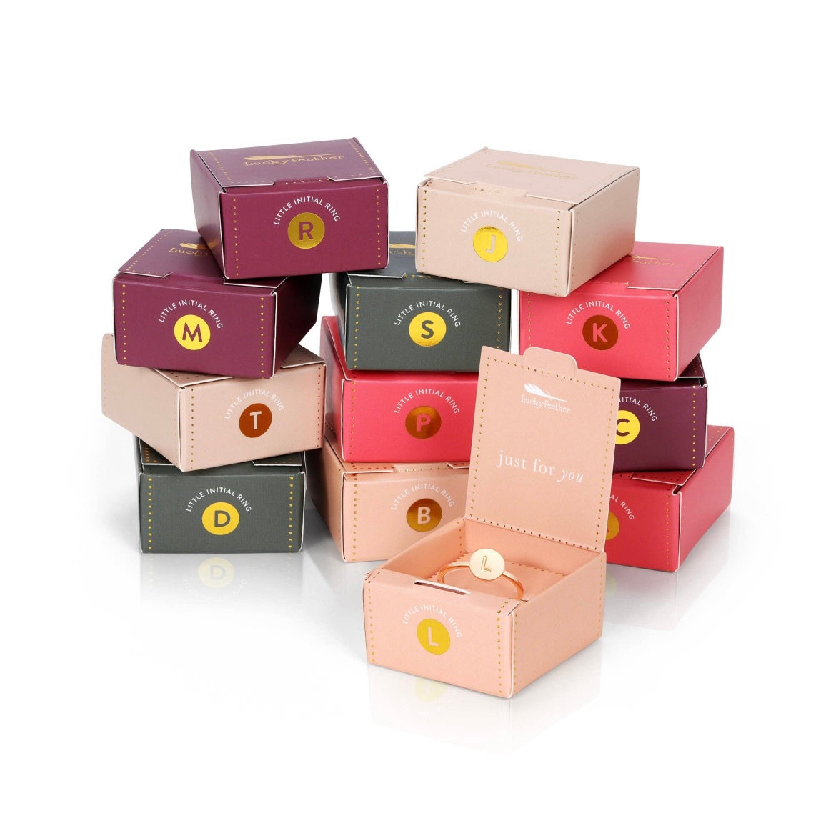 Gold Initial Rings