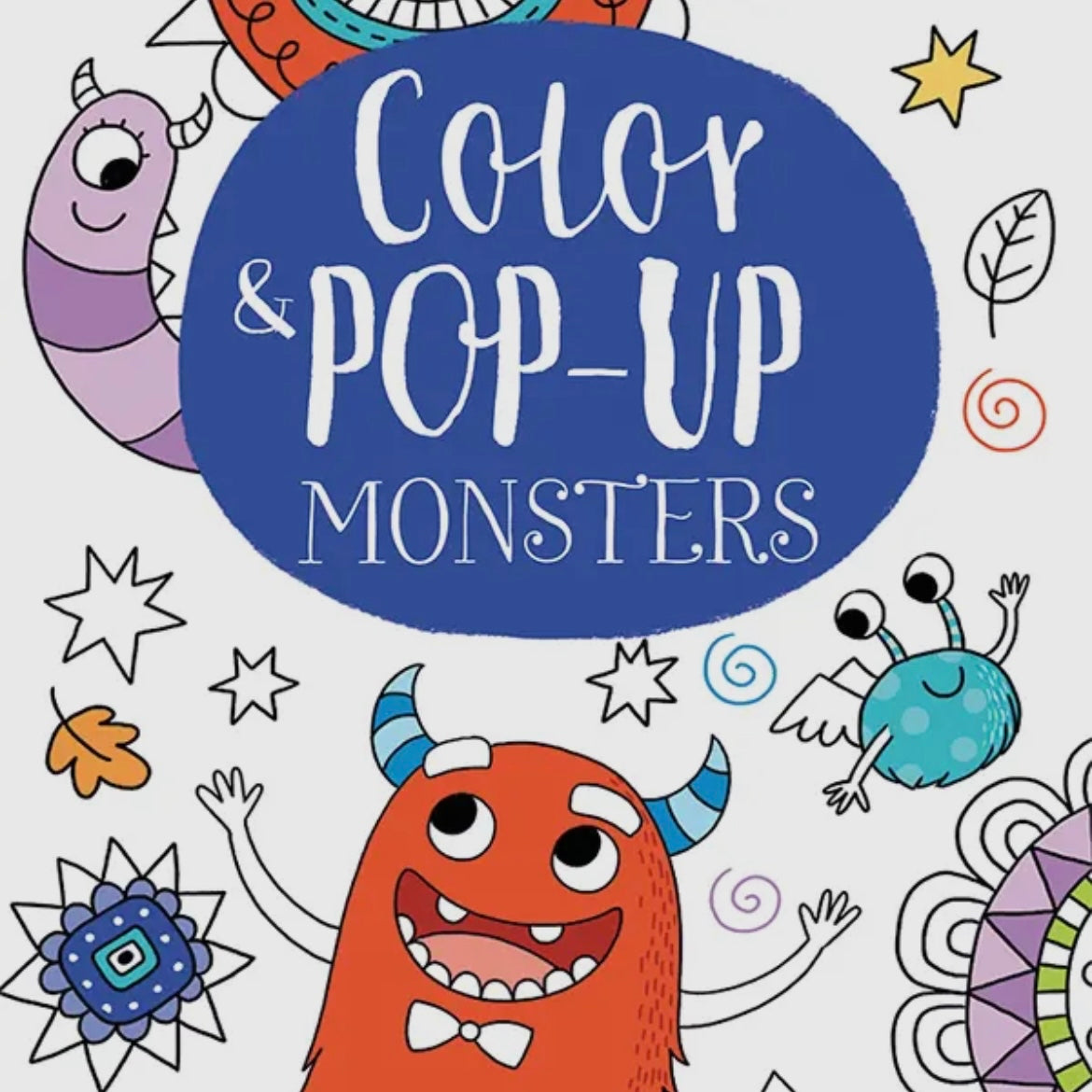 Color & Pop Up Book- Monsters