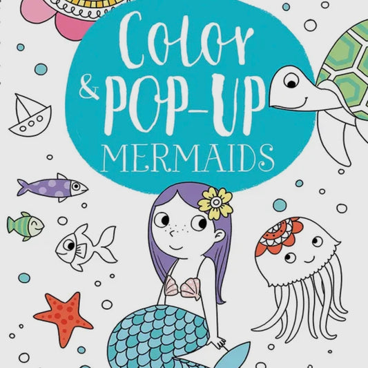 Color & Pop Up Book- Mermaids