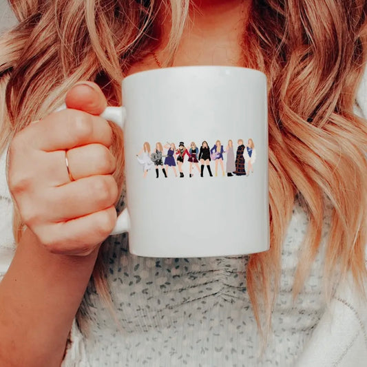 Taylor Era's - Pop Music Outfits Coffee Mug