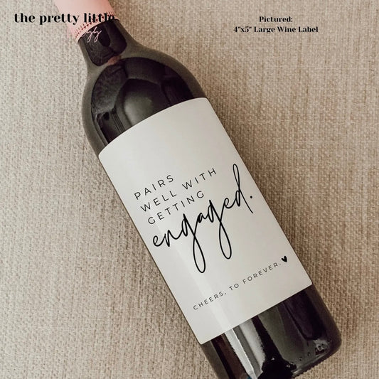 Wine Label- Engagement