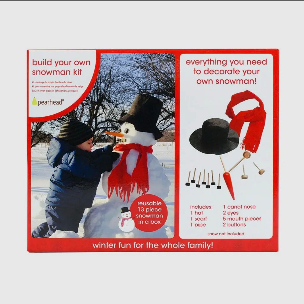 Build Your Own Snowman Kit