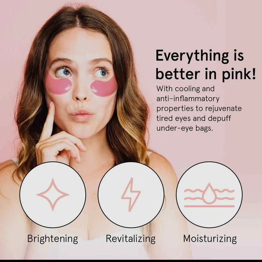 Pink Moisturizing Under Eye Mask