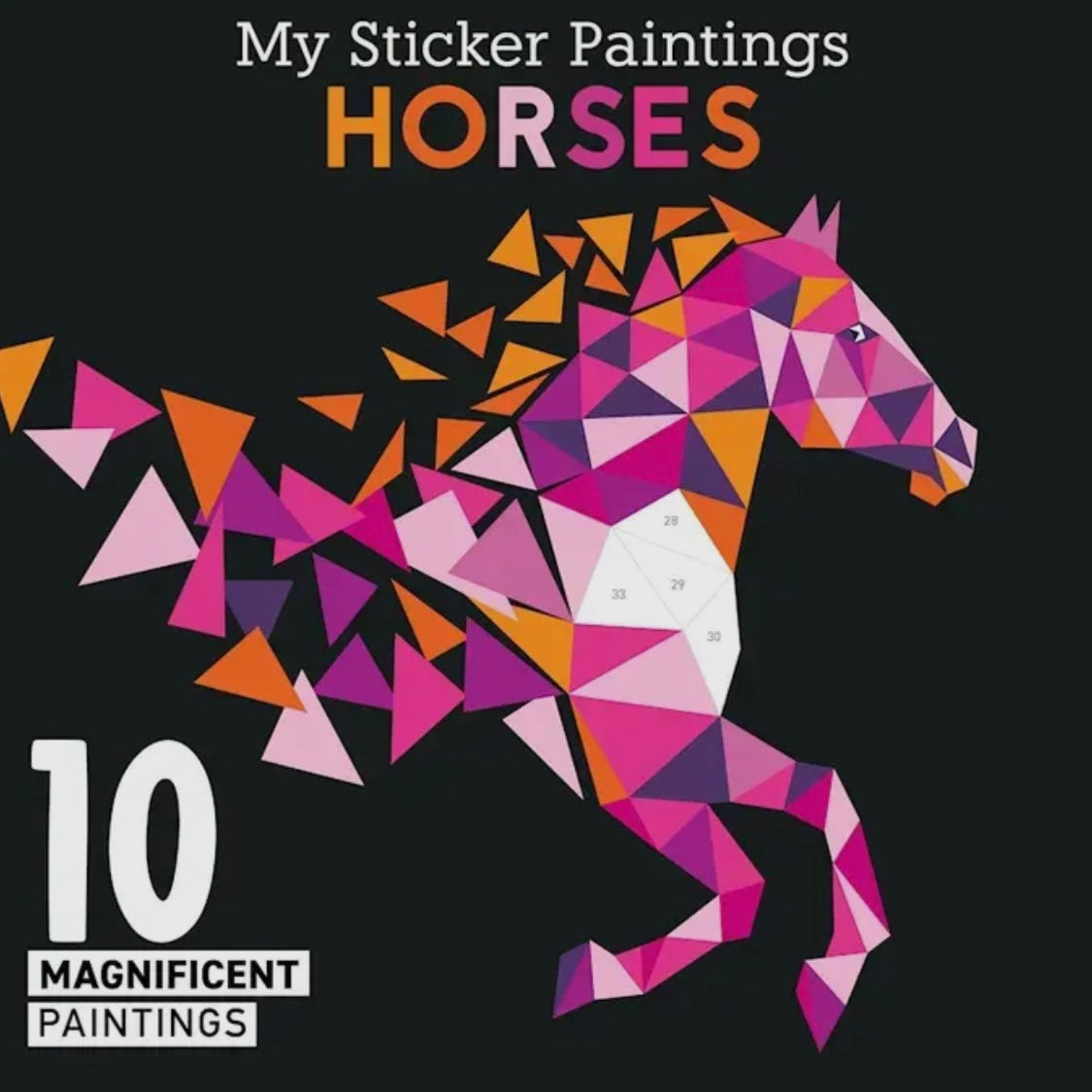 My Sticker Paintings Book- Horses