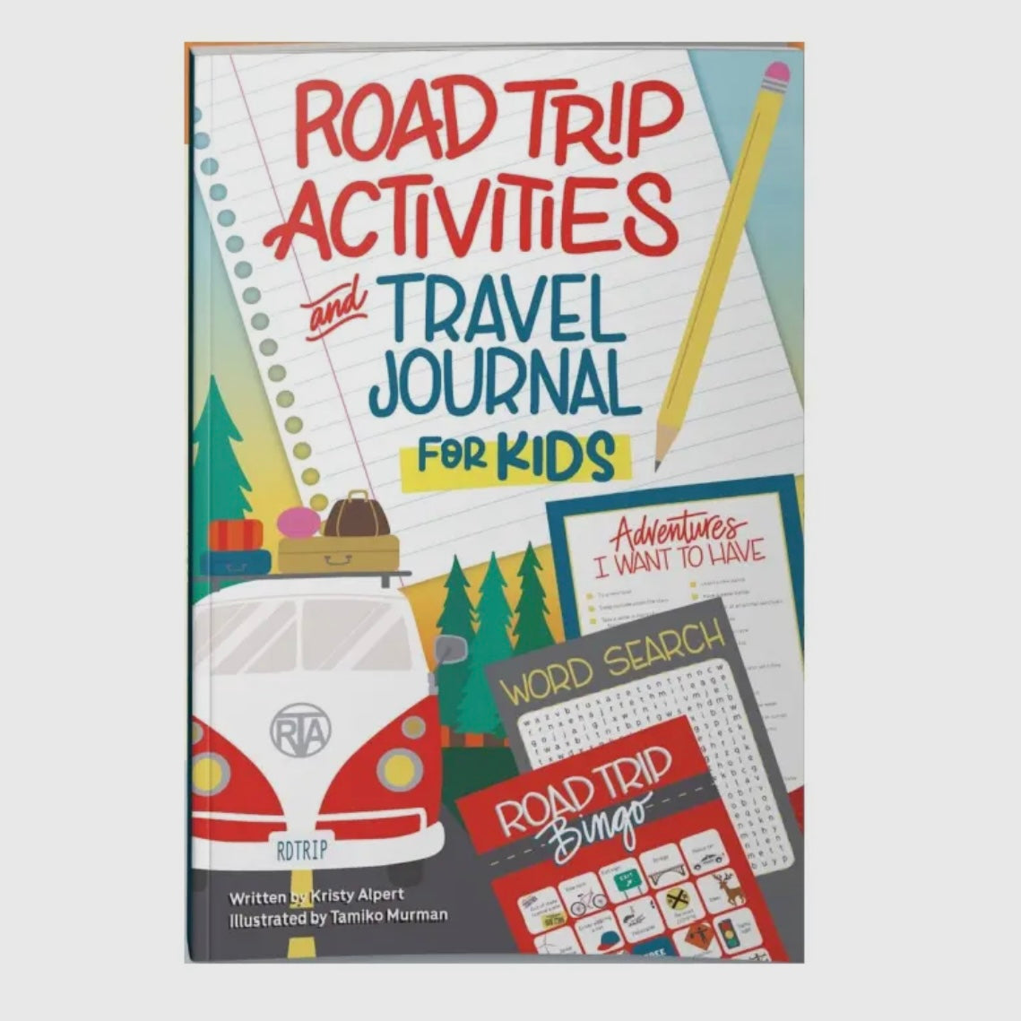 Roadtrip Activities & Travel Journal for Kids