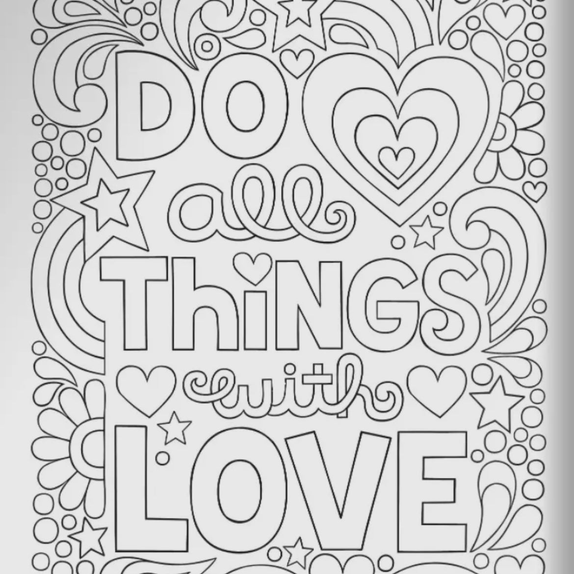 LOVE Coloring & Activity Book