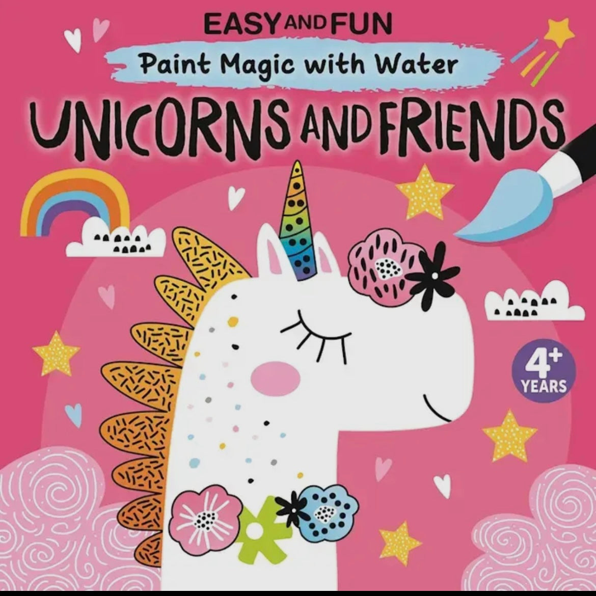 Paint Magic with Water: Unicorns and Friends