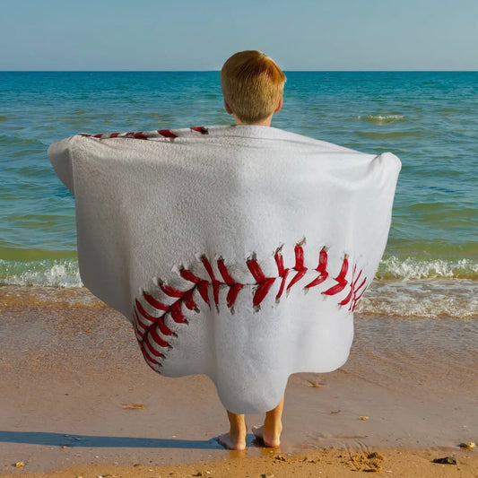 Baseball Round Towel