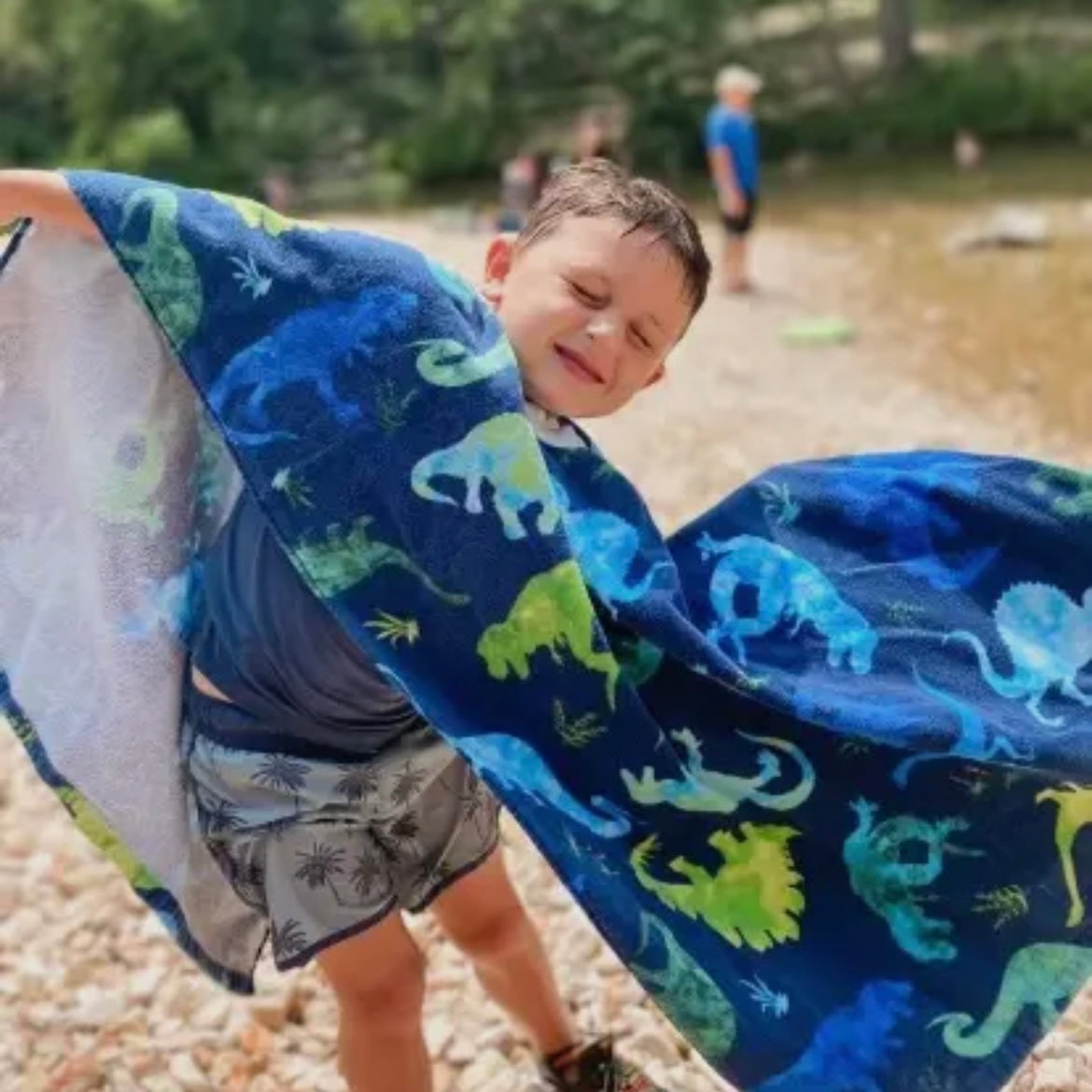 Dinosaur Wearable Beach Towel