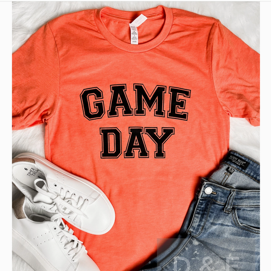 Game Day T-Shirt- Orange