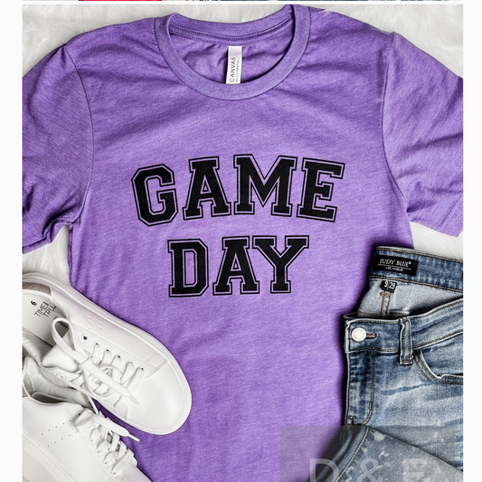 Game Day T-Shirt- Purple