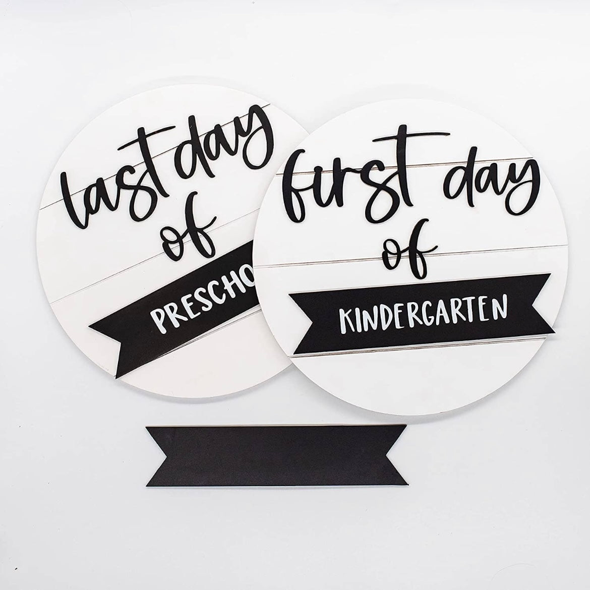 First and Last Day of School Wooden Sign