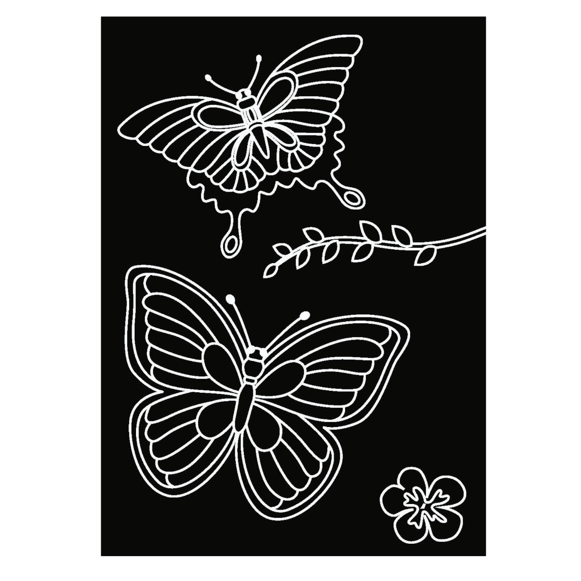 Mini Chalkboard Mats- Princess & Butterfly