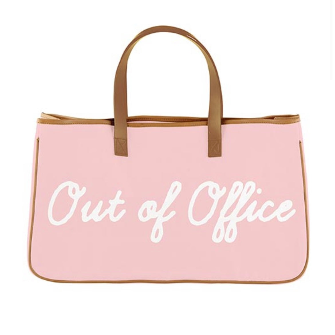 Out of Office Canvas Tote