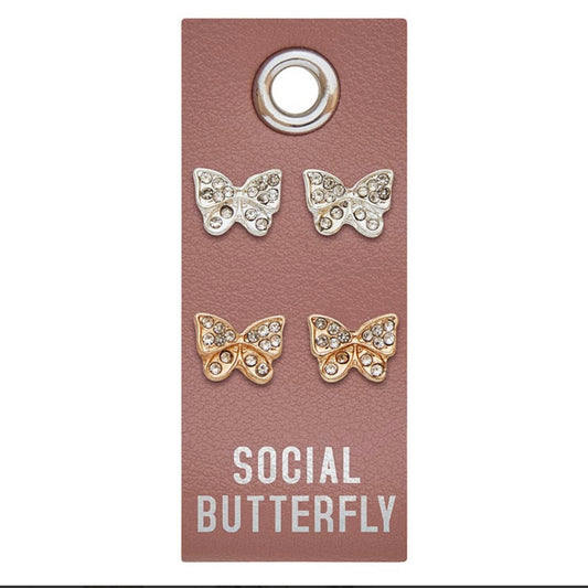 Earring Set- Social Butterfly