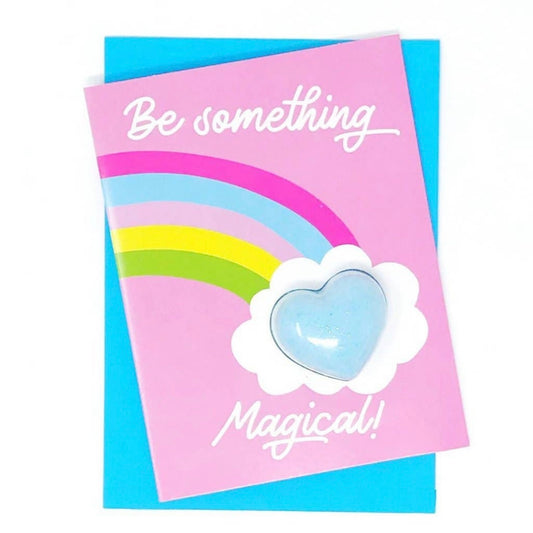 Bath Bomb Greeting Card- Be Something Magical