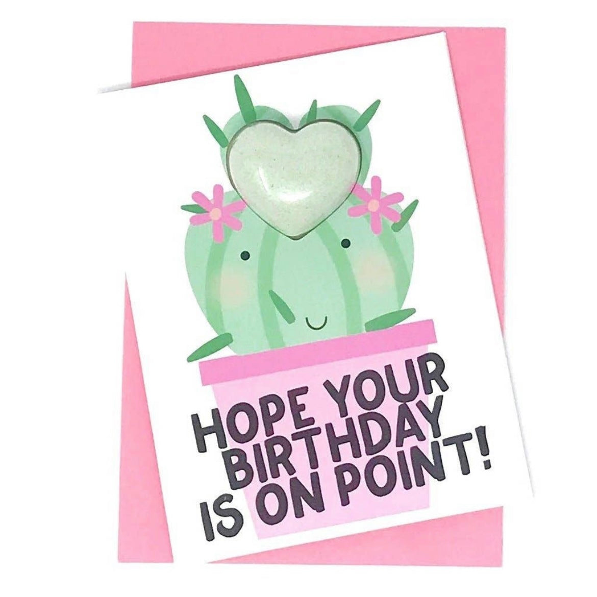 Bath Bomb Greeting Card- Hope Your Birthday is on Point!