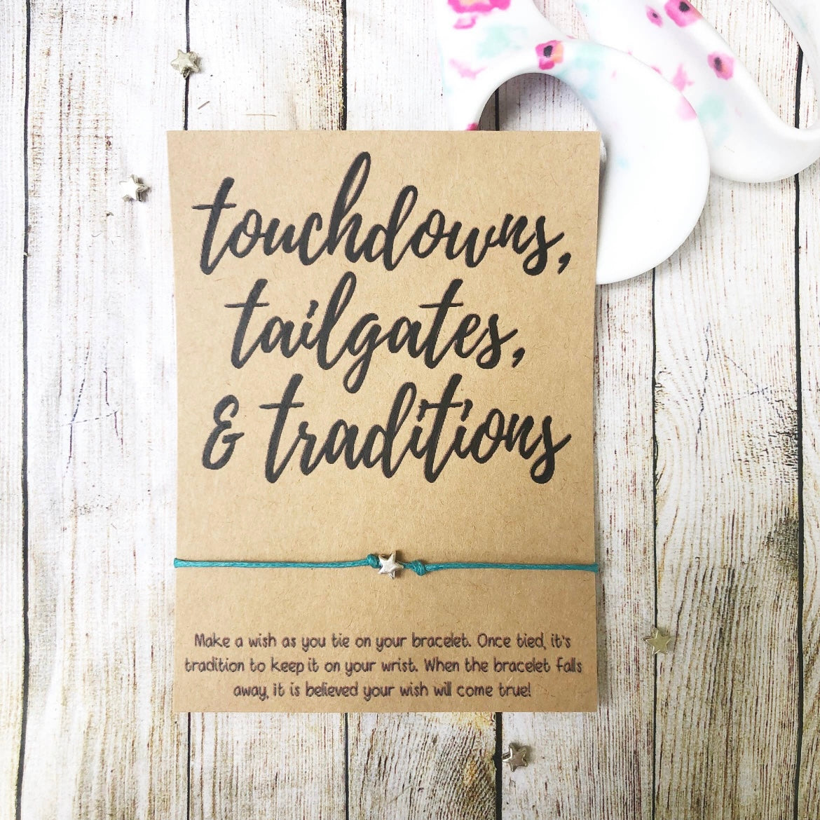 Touchdowns, Tailgates & Traditions Wish Bracelets