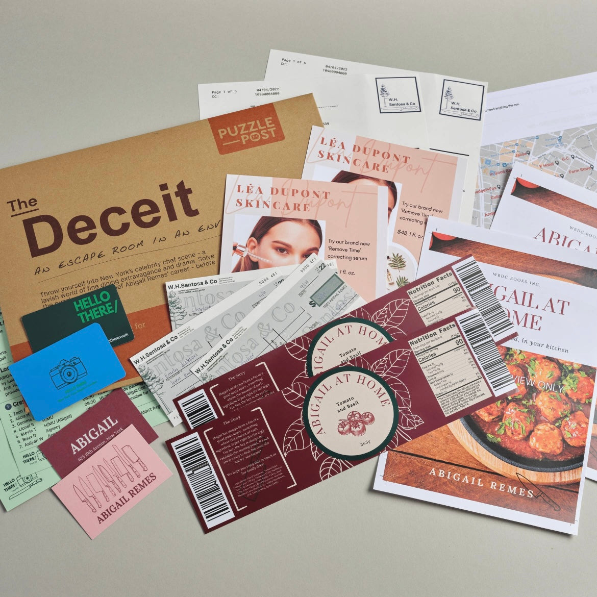Escape Room in an Envelope: The Deceit