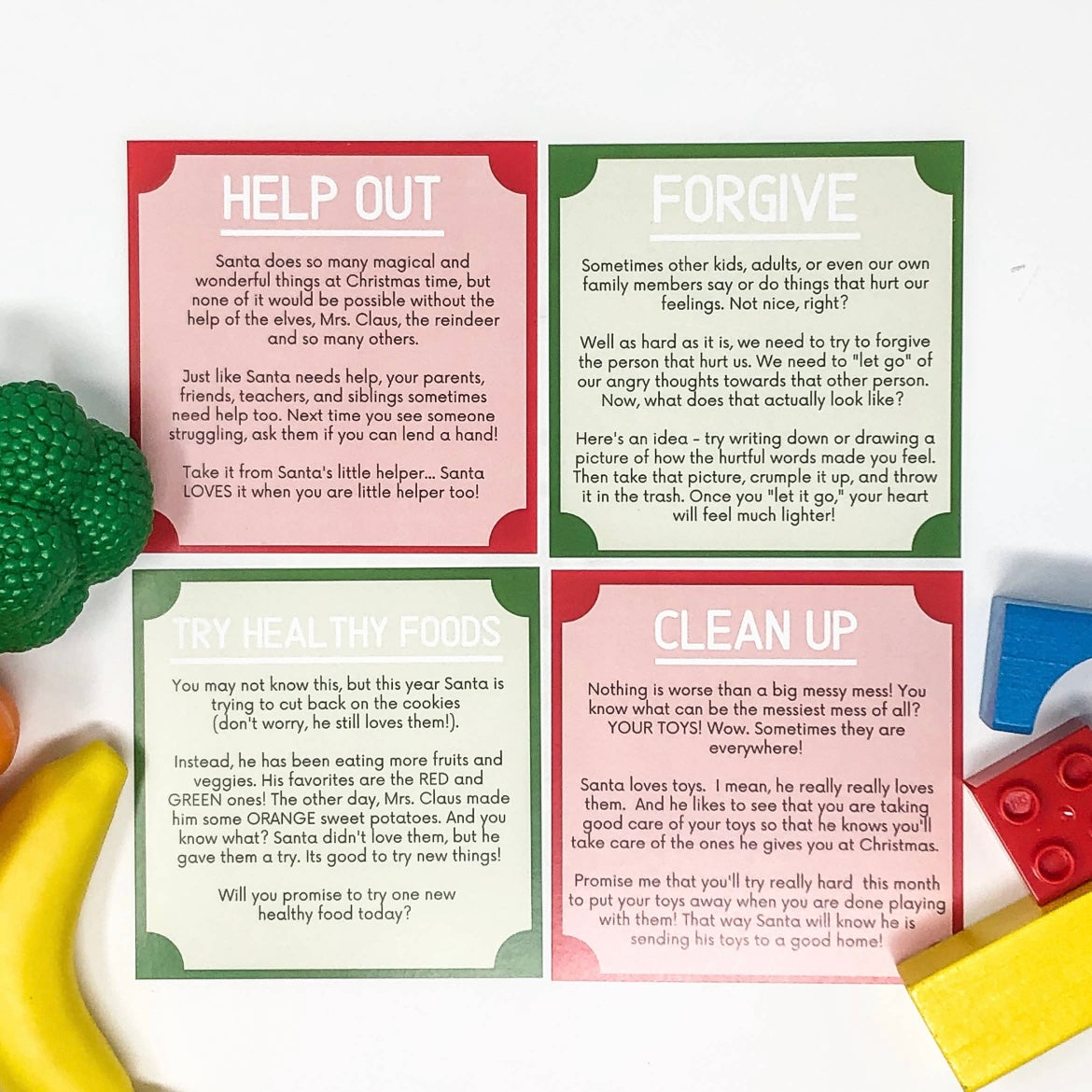 Elf Advice Cards