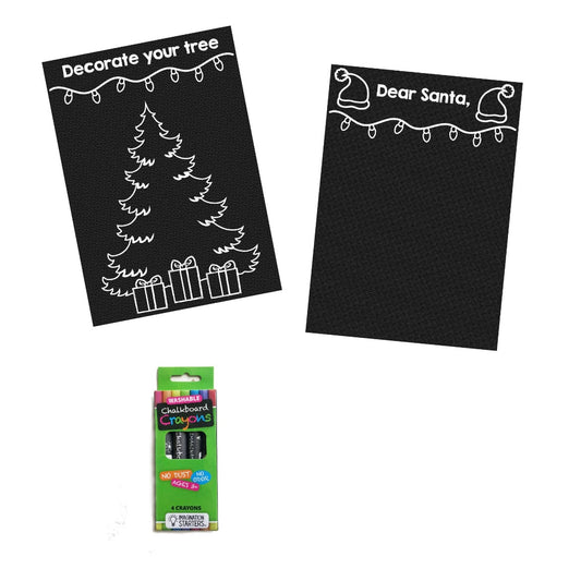 Mini Chalkboard Mats- Christmas