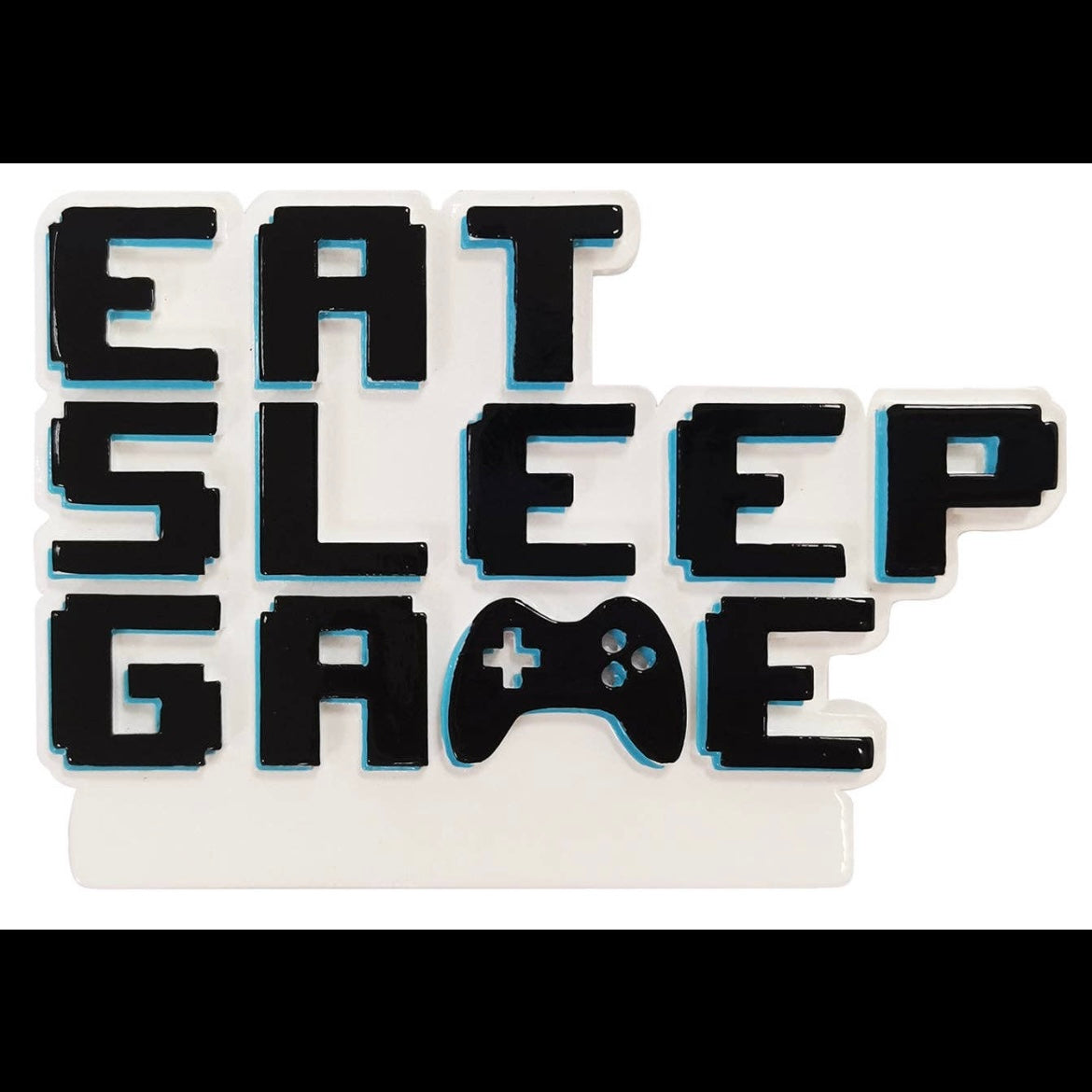 Eat, Sleep, Game Personalized Ornament