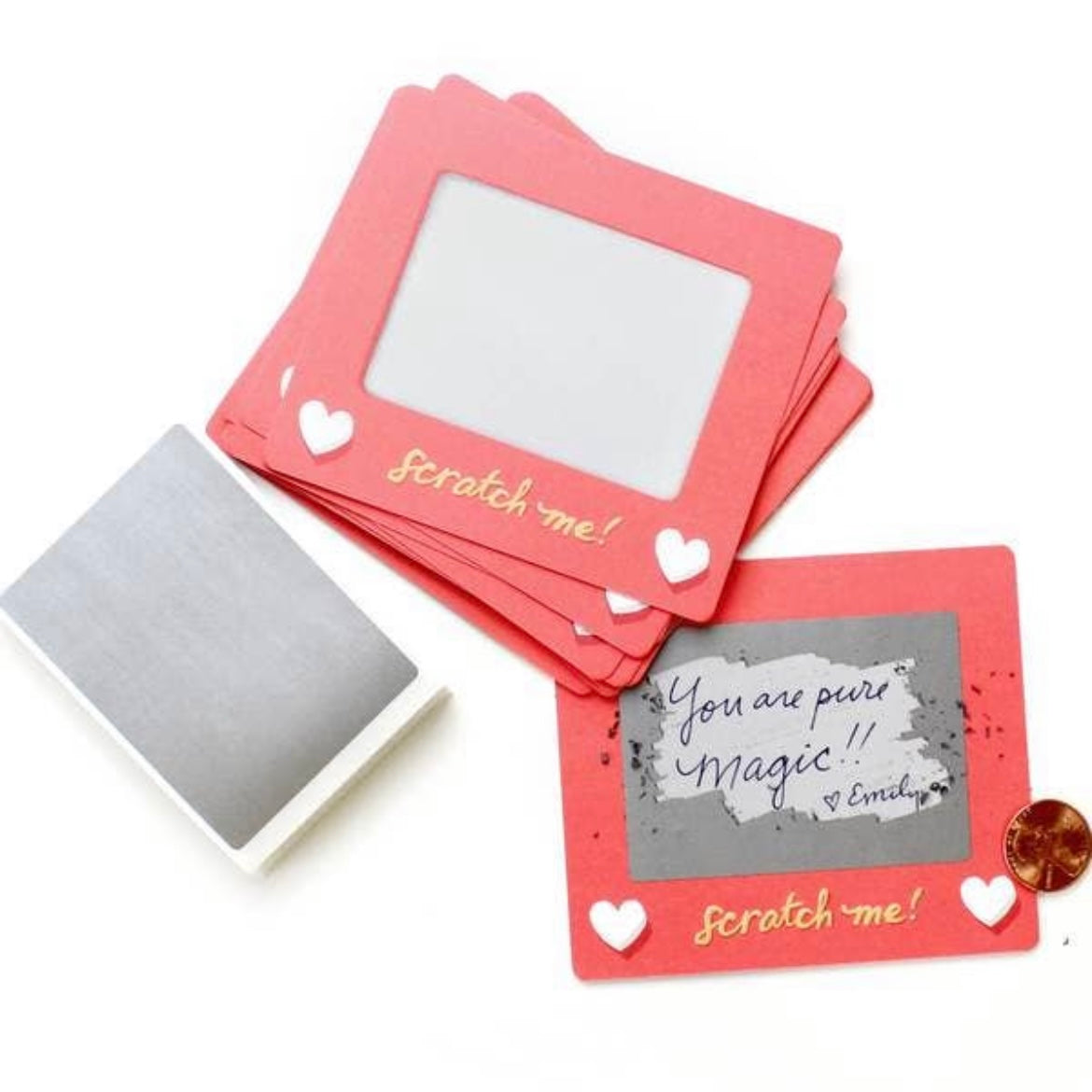 Scratch-Off Lunchbox Notes- Etch-A-Sketch