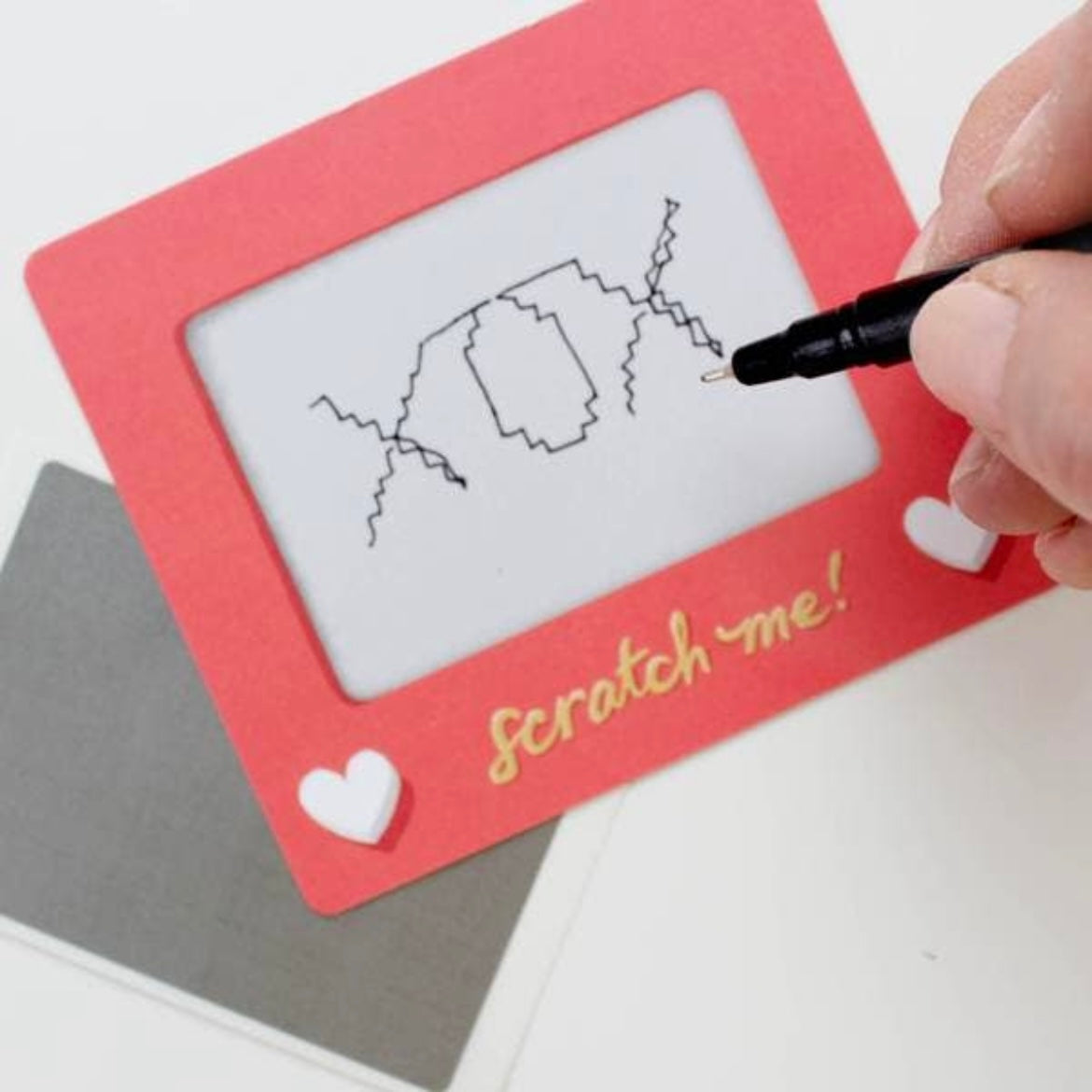 Scratch-Off Lunchbox Notes- Etch-A-Sketch