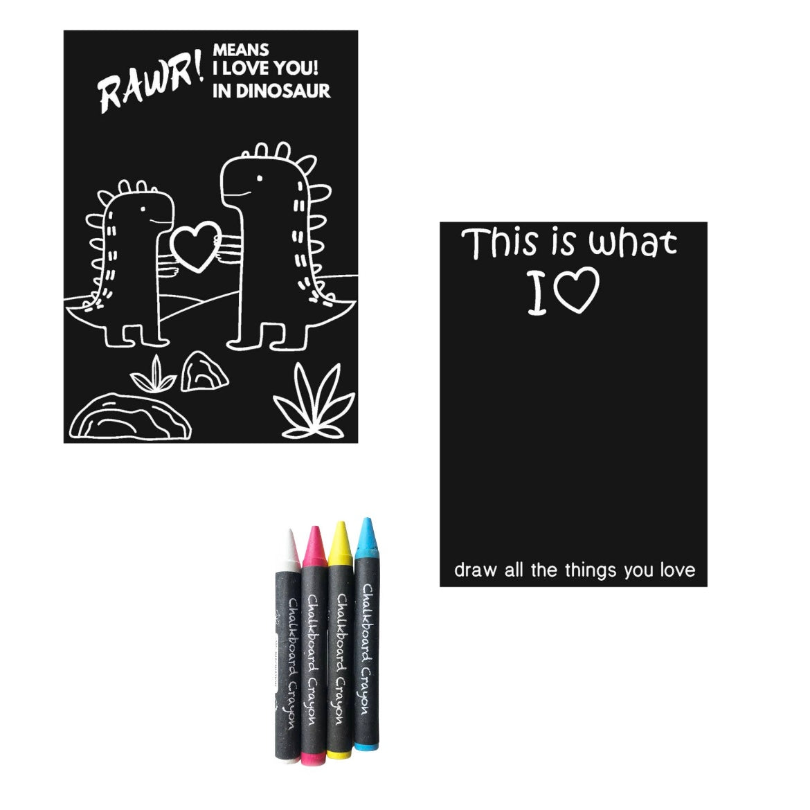 Mini Chalkboard Mats- Valentines Day