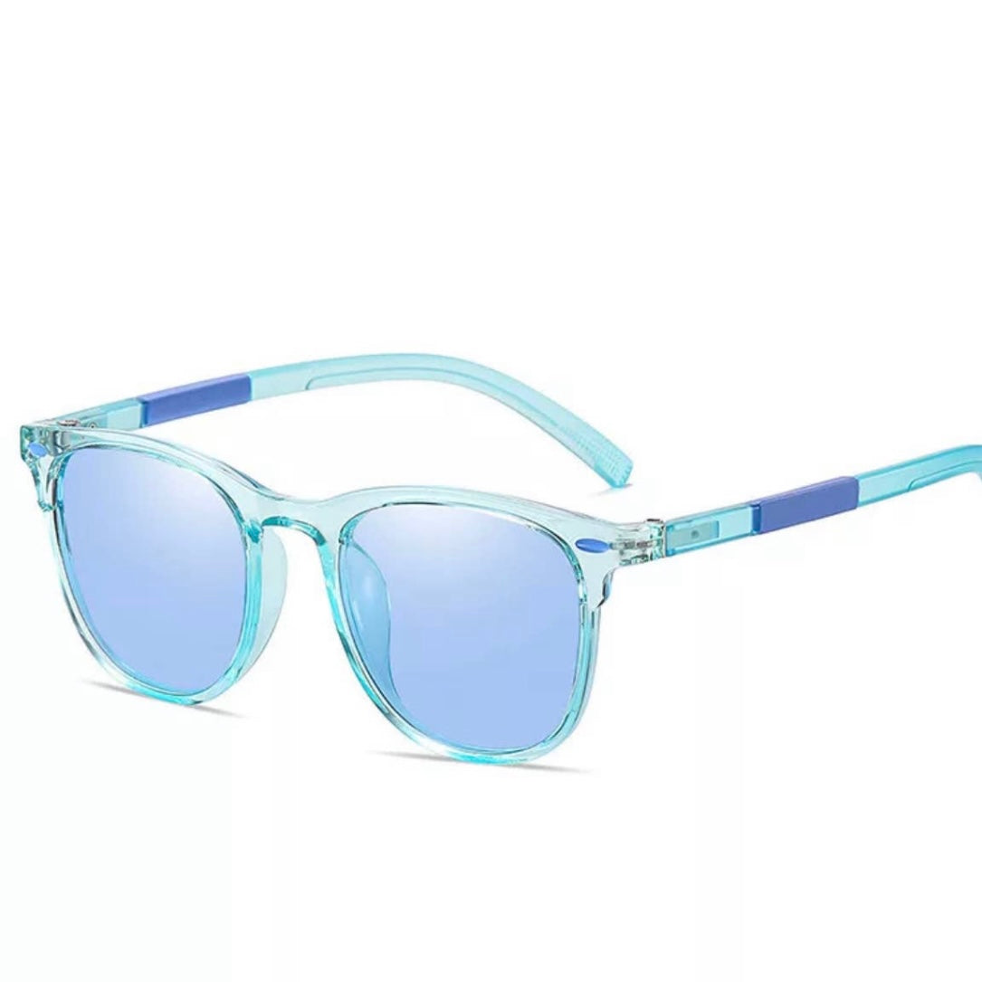 Colored Child Sunglasses- Blue/Blue