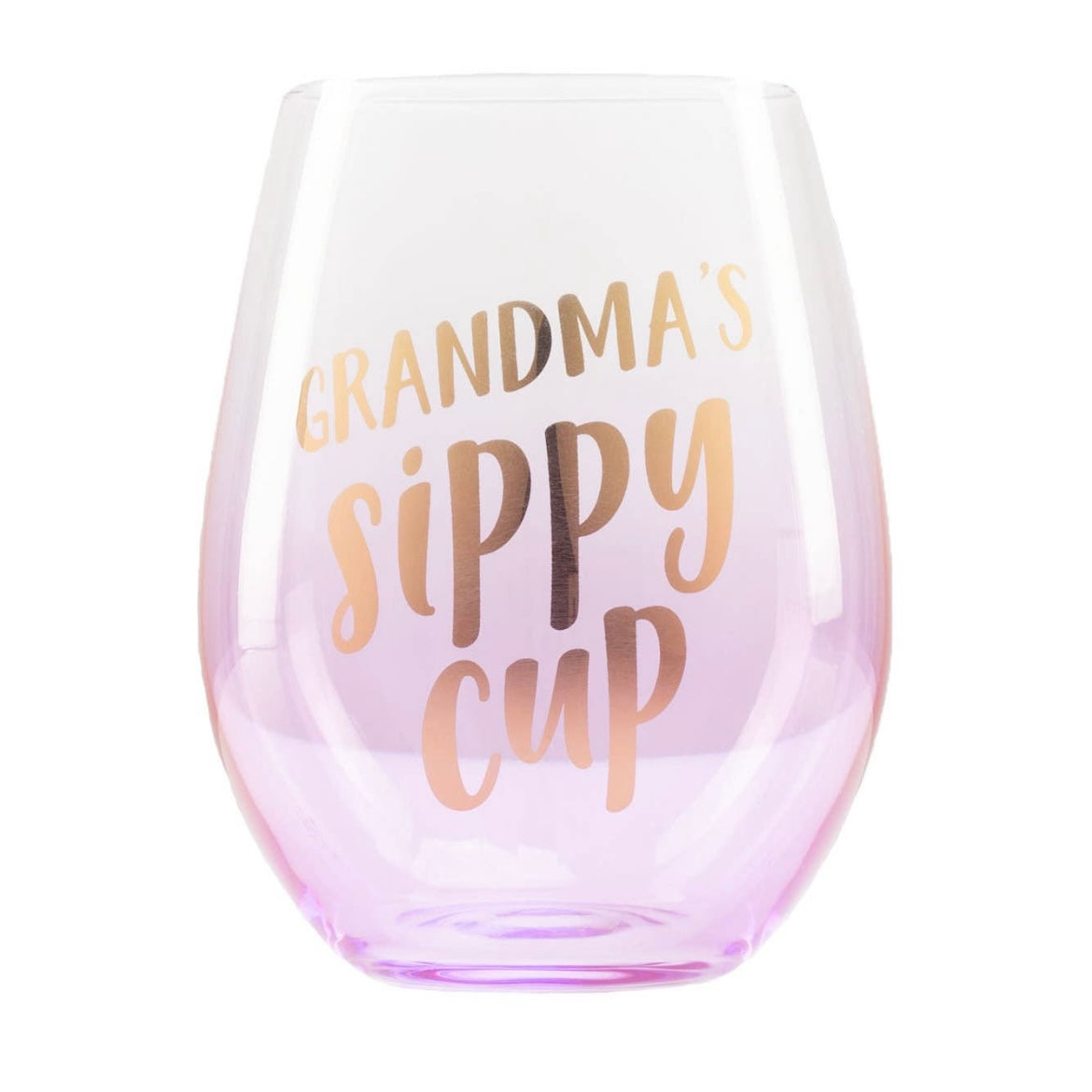 Grandma's Sippy Cup Wine Glass