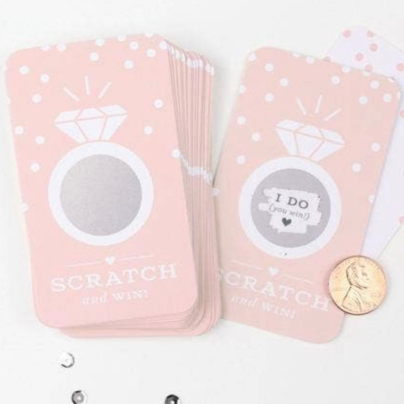 Bridal Shower Scratch-off Game