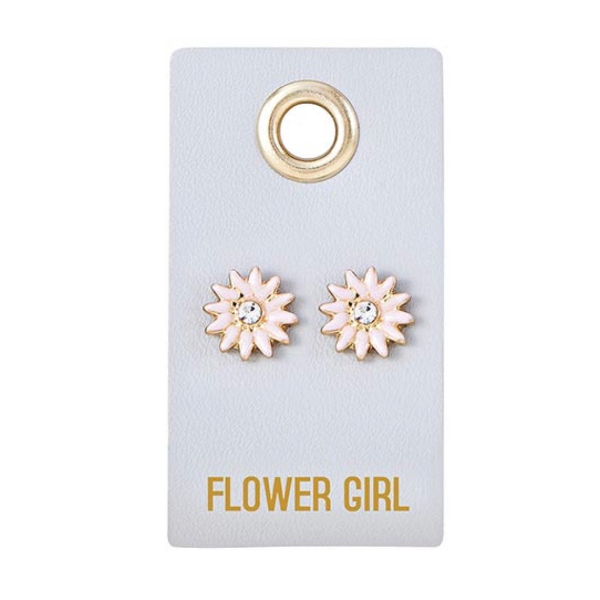 Flower Girl Stud Earrings